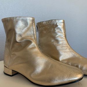 Gold Booties